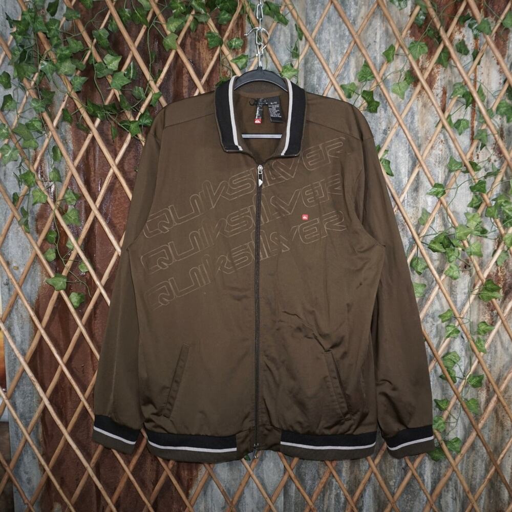 XL - Vintage Y2K Quicksilver Sweatshirts zip track jacket